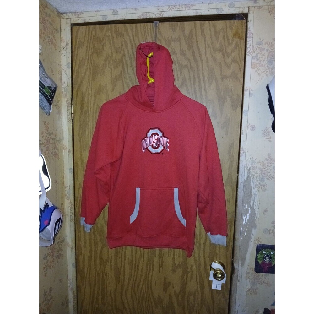Team Starter Ohio State Buckeyes Hoodie Embroidered Logo Youth Size (12/14)